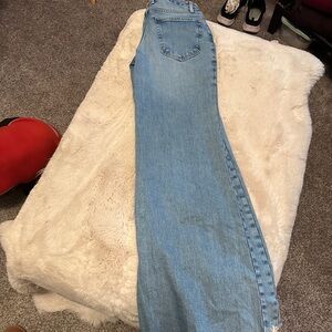 Good American Light Blue wide Leg Jeans
